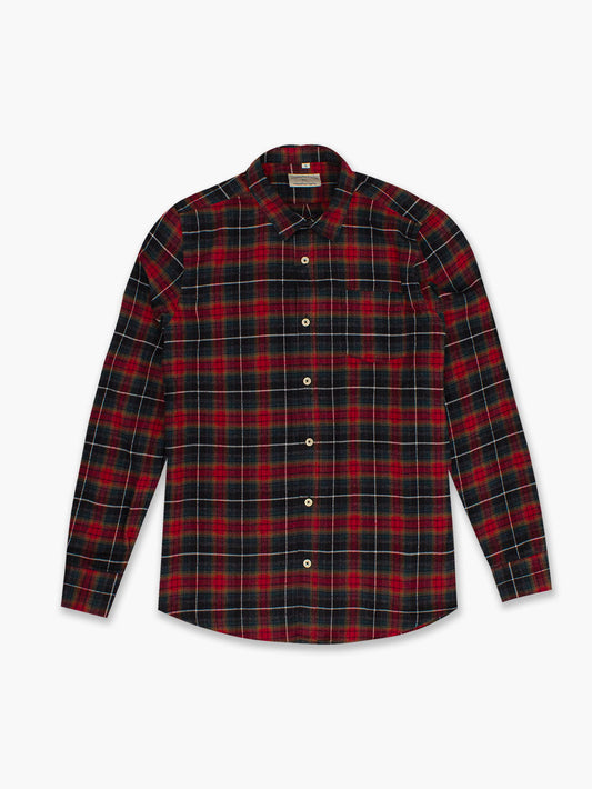 CHECK SHIRT RED