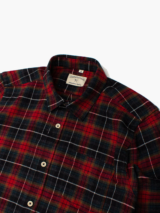 CHECK SHIRT RED