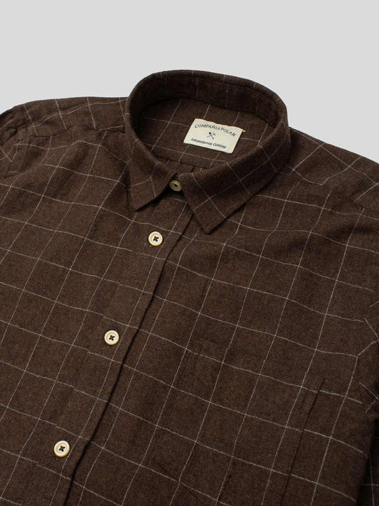 CITY SHIRT WOOD CHECK