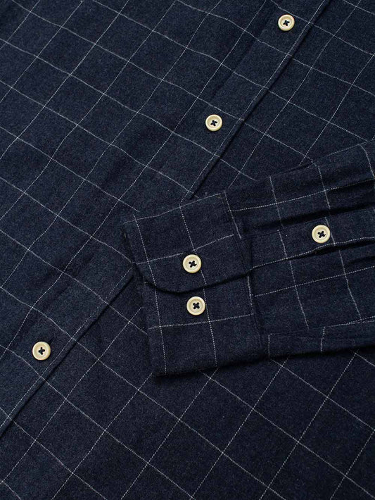 URBAN CHECK SHIRT NAVY