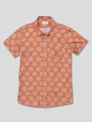 HANK SHIRT OCHRE PRINT