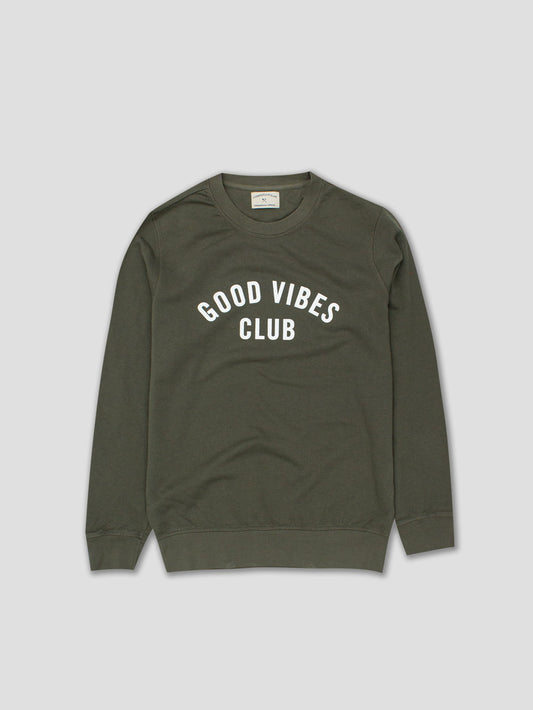 VIBES SWEATSHIRT OLIVE