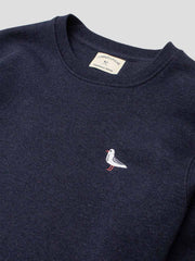 BIRD SWEATSHIRT NAVY HEATHER