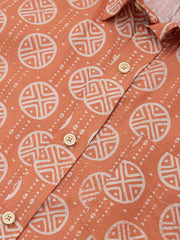 HANK SHIRT OCHRE PRINT