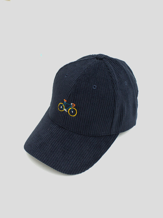 BIKE CAP CORDUROY NAVY