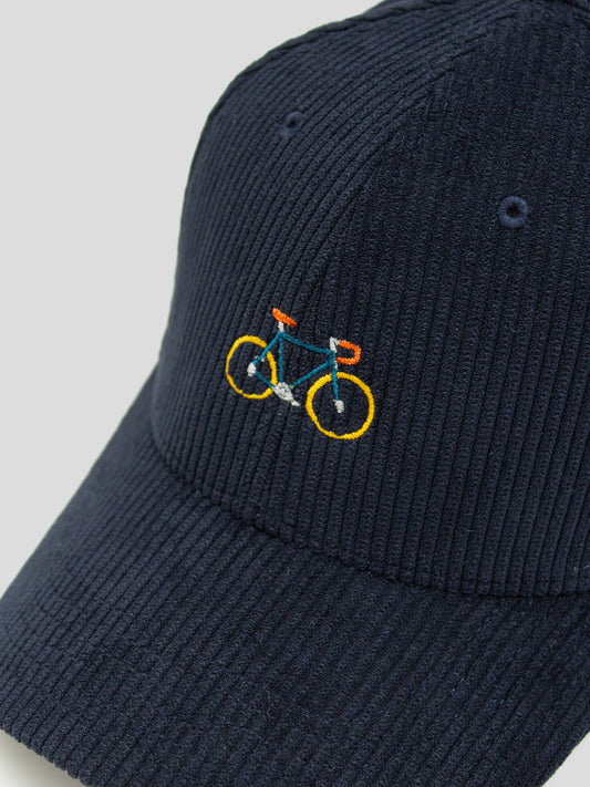 BIKE CAP CORDUROY NAVY