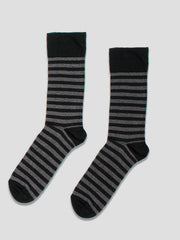 CALCETIN STRIPES GREEN THIN