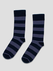 CALCETIN STRIPES NAVY
