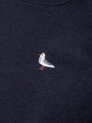 BIRD SWEATSHIRT NAVY HEATHER