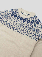 JACQUARD SWEATER BEIGE