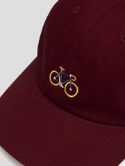 BIKE CAP BURGUNDY
