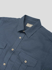 HANK SHIRT LINEN LAGOON