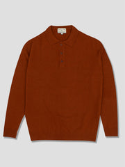 POLO SWEATER BRICK
