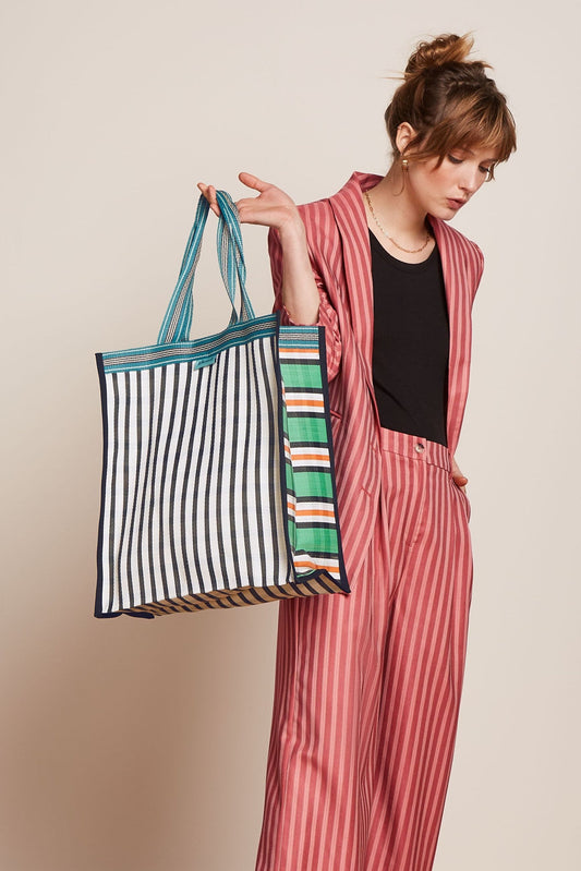 SMALL SHOPPER MERCADO BAG BLACK