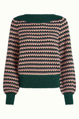 ERIN TOP FLORA GREEN