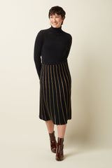 KNIT SKIRT PLUME