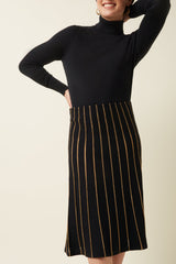 KNIT SKIRT PLUME