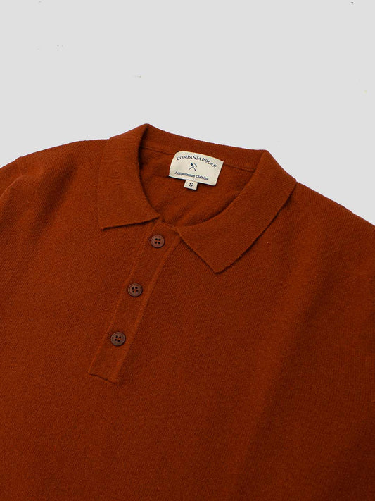 POLO SWEATER BRICK