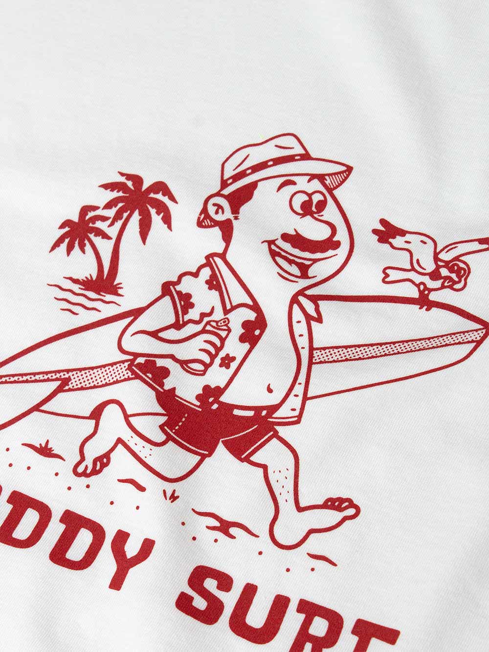 DADDY SURF T-SHIRT RED