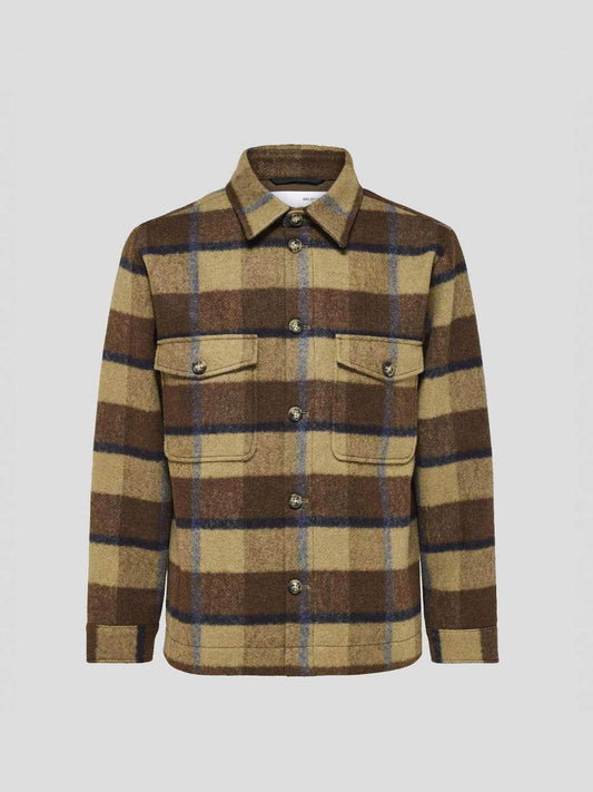 ARCHIVE OVERSHIRT BROWN CHECK
