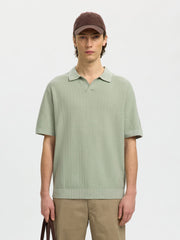 MATTIS POLO AQUA GRAY
