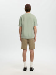 MATTIS POLO AQUA GRAY