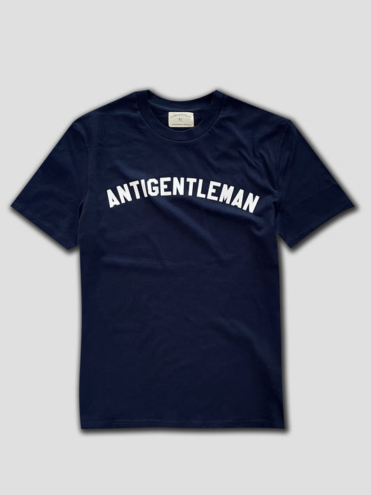 ANTIGENTLEMAN T-SHIRT NAVY