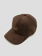 BIKE CAP CORDUROY BROWN