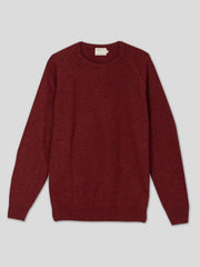 LAMBSWOOL SWEATER BURGUNDY