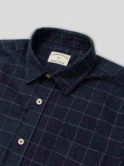 URBAN CHECK SHIRT NAVY