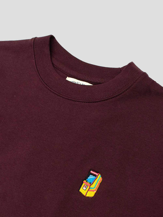 ARCADE SWEATSHIRT RED BROWN