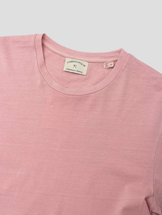 CREW T-SHIRT WASHED ROSE