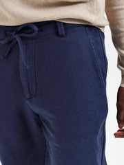 LINEN PANT NAVY