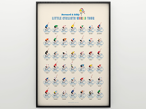 POSTER LITTLE CYCLIST