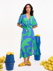 BLUSA OLGA AZUL VERDE