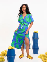 BLUSA OLGA AZUL VERDE