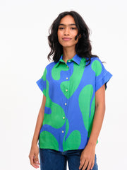 CAMISA JANIA AZUL VERDE