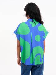 CAMISA JANIA AZUL VERDE