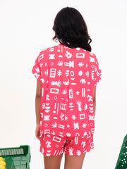 CAMISA JANIA ROJO