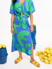 FALDA ALONNAH AZUL VERDE