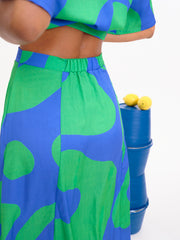 FALDA ALONNAH AZUL VERDE