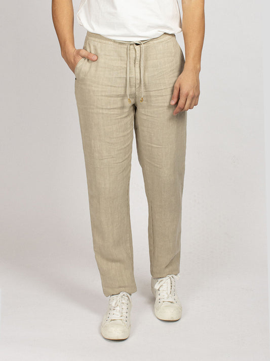 EASY PANT LINEN KHAKI