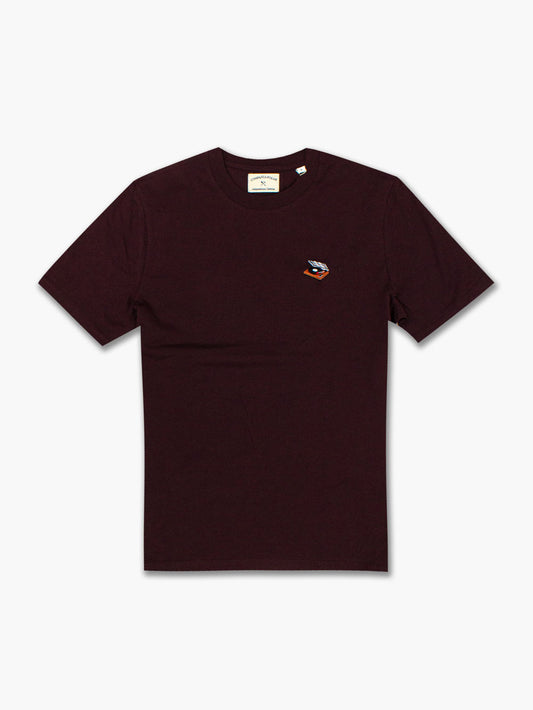 TURN T-SHIRT RED BROWN