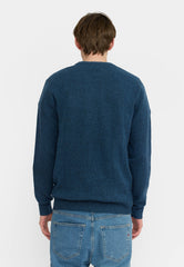 KNIT SWEATER 6537 BLUE