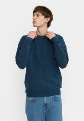 KNIT SWEATER 6537 BLUE