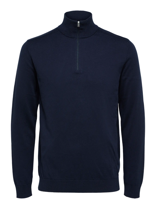 BERG HALF ZIP BLUE