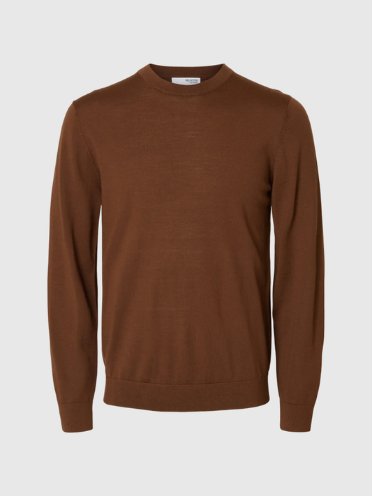 TRAY MERINO CREW NECK SOFT SILT