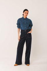 CAMISA STRIPES INDIGO
