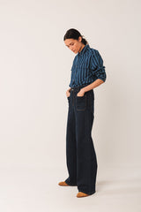 CAMISA STRIPES INDIGO