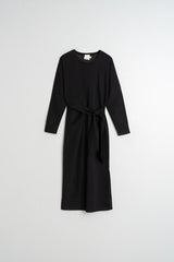 VESTIDO ANUDADO NEGRO